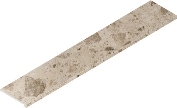 Керамогранит Italon Континуум Стоун Беж Ступень угловая правая 33х160 (Натуральная) в Самаре