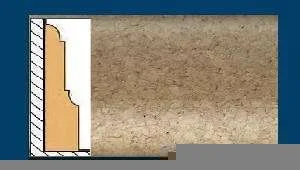 Плинтус пробковый ArtCorkDesing С 104 (Колер 5) 12x40x910 мм в Самаре