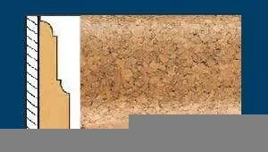 Плинтус пробковый ArtCorkDesing С 103 (Колер 8) 12х65х910 мм в Самаре