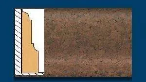 Плинтус пробковый ArtCorkDesing С 103 (Колер 11) 12х65х910 мм в Самаре