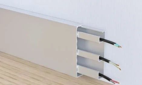 Алюминиевый плинтус Fezard Кабельный ALP-G80 Алюминий 80*15*2500 мм в Самаре