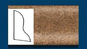 Плинтус пробковый ArtCorkDesing С 102 (Колер 9) 20x40x910 мм в Самаре
