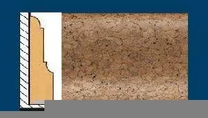 Плинтус пробковый ArtCorkDesing С 103 (Колер 9) 12х65х910 мм в Самаре