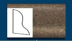 Плинтус пробковый ArtCorkDesing С 102 (Колер 7) 20x40x910 мм в Самаре