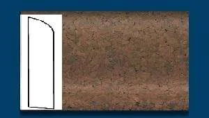 Плинтус пробковый ArtCorkDesing С 106 (Колер 11) 10х60х910 мм в Самаре