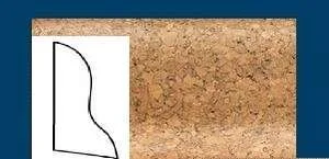 Плинтус пробковый ArtCorkDesing С 102 (Колер 8) 20x40x910 мм в Самаре