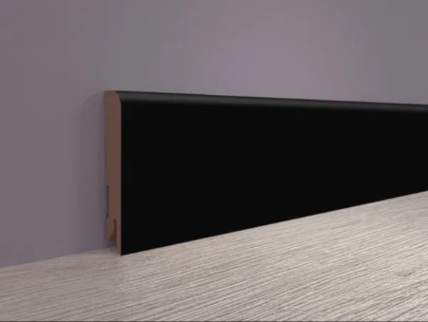 Плинтус MDF Bonkeel 24032 Чёрный Софт (100х16х2400 мм) в Самаре