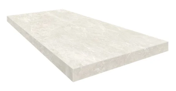 Керамогранит Coliseum Да Винчи Уайт Ступень угловая правая (Натуральный, 33х60) в Самаре