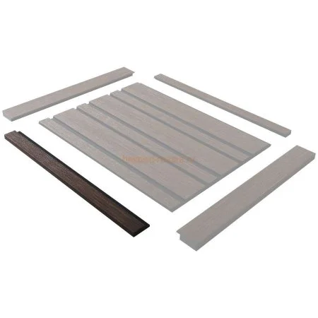 Финишный молдинг LF124A BR396K правый декорированный (42х12х2700мм) в Самаре