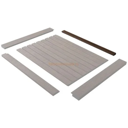 Финишный молдинг LF124B BR396 левый декорированный (31х12х2700мм) в Самаре