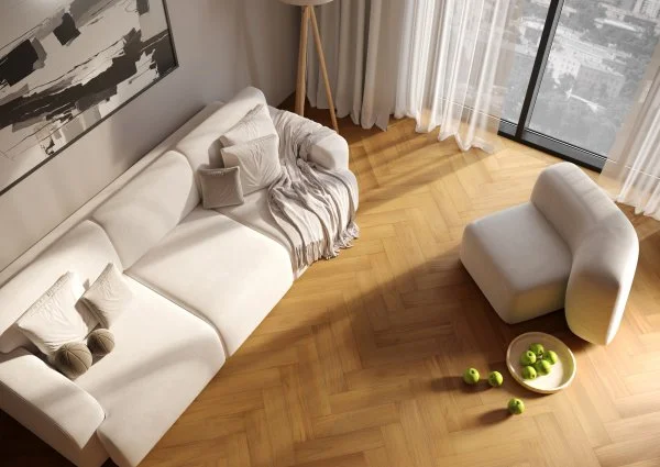 Паркетная доска Quartz Parquet Штучный паркет Тик Южноамериканский 44-400-71 в Самаре