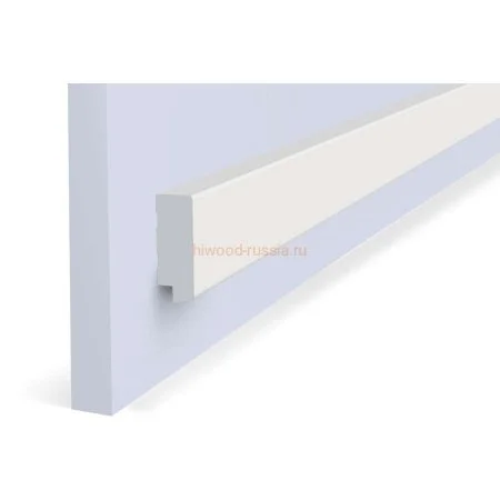 Финишный молдинг LF124B NP левый белый (31х12х2700мм) в Самаре