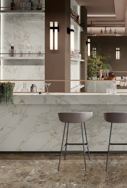 Керамогранит Italon Шарм Делюкс Арабескато Уайт 80х160 (Люкс и реттифицированная) в Самаре