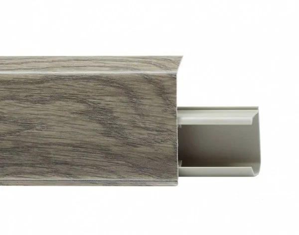 Пластиковый плинтус Royce №532 Дуб Рустикальный (55х23х2200мм) в Самаре