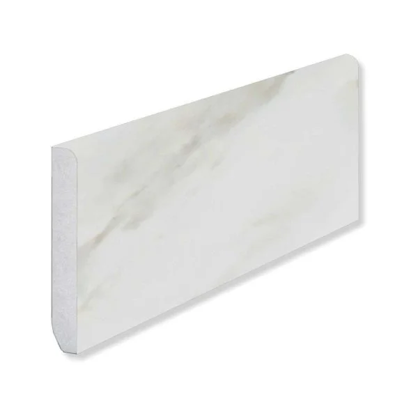 Кварцевый плинтус Fargo 6089-1 Белый Мрамор 80х11х2200 мм в Самаре