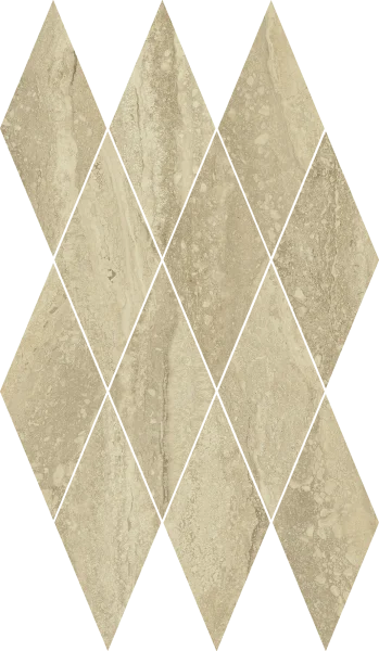 Керамогранит Italon Шарм Эдванс Травертино 28х48 мозаика Даймонд (Люкс) в Самаре