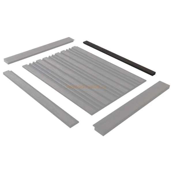 Финишный молдинг LF124B BR395K левый декорированный (31х12х2700мм) в Самаре