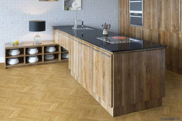 Пробковое покрытие CorkStyle Chevron Gold (1235*305*6 мм) HC в Самаре