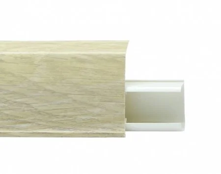 Пластиковый плинтус Royce №508 Серый Опем (55х23х2200мм) в Самаре