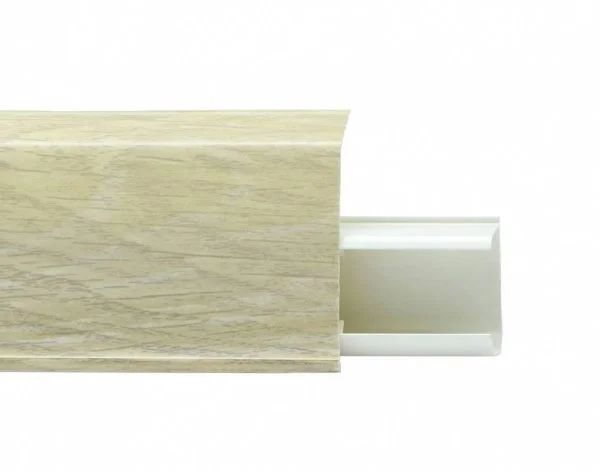 Пластиковый плинтус Royce №508 Серый Опем (55х23х2200мм) в Самаре