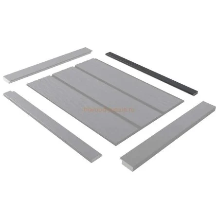 Финишный молдинг LF124B GR15K левый декорированный (31х12х2700мм) в Самаре