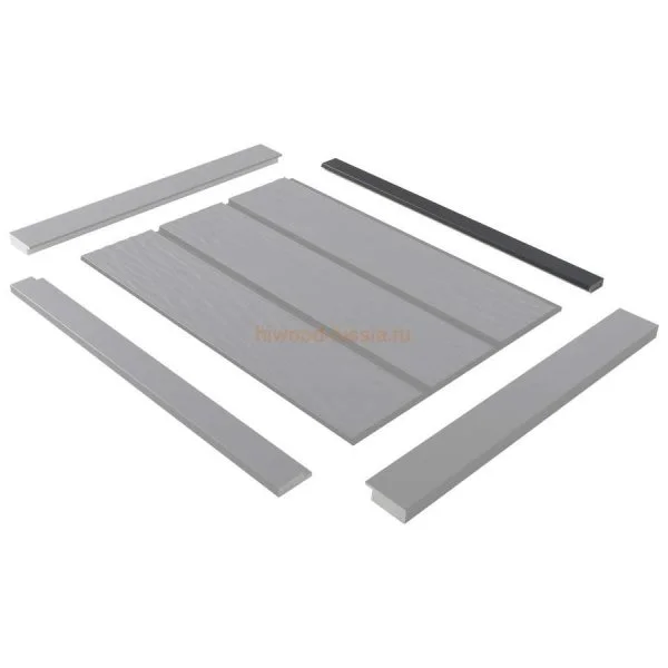 Финишный молдинг LF124B GR15K левый декорированный (31х12х2700мм) в Самаре