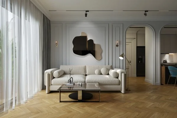 Паркетная доска Quartz Parquet Штучный паркет Вяз Кенигсберг 44-550-62 в Самаре