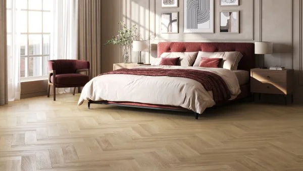 Паркетная доска Quartz Parquet Английская Ёлка Дуб Лимба 33-405 в Самаре