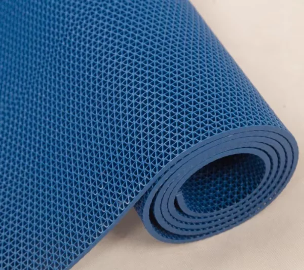 Грязезащитное рулонное покрытие ЗигЗаг Синий 4,5 мм (1,2 м) Китай в Самаре