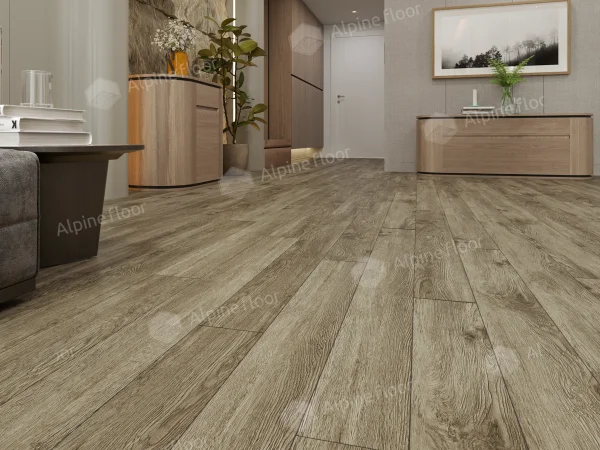Каменно-полимерная плитка Alpine Floor Grand Sequoia Village Венге Грей ECO 11-807 4мм, 43 класс в Самаре