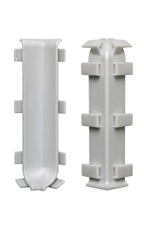 Внутренний угол Bonkeel ПЛ100 серый (ПВХ) в Самаре