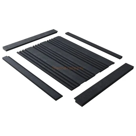 Финишный молдинг LF124A BK114K правый декорированный (42х12х2700мм) в Самаре