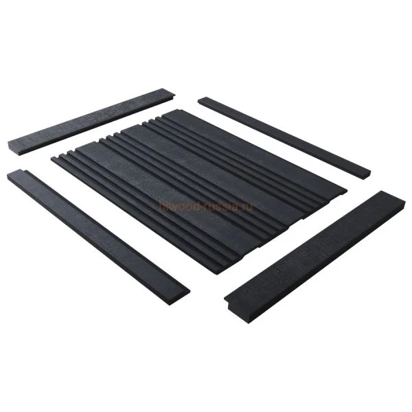 Финишный молдинг LF124B BK114K левый декорированный (31х12х2700мм) в Самаре