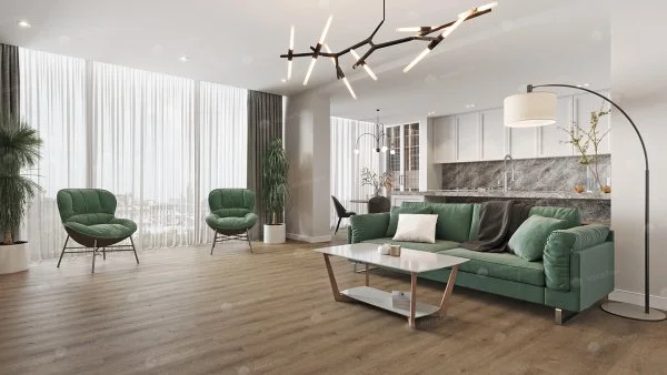 Каменно-полимерная плитка Alpine Floor Solo Plus Ларгетто ЕСО 14-301, 4 мм, 43 класс в Самаре