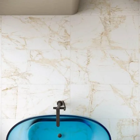 Керамогранит Coliseum Канова Уайт 60х120 (Натуральный и Реттифицированный) в Самаре