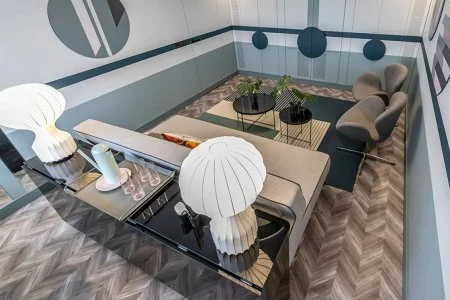 Пробковое покрытие CorkStyle Chevron Silver в Самаре