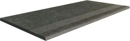 Керамогранит Italon Аурис Блэк ступень (Натуральная, 30х60) в Самаре