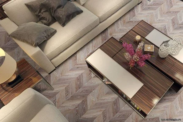 Пробковое покрытие CorkStyle Chevron Brown (1235*305*6 мм) HC в Самаре