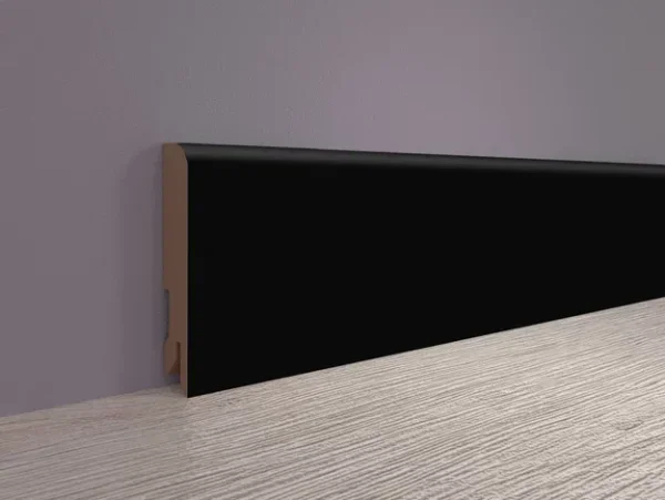 Плинтус MDF Bonkeel 24032 Чёрный Софт (100х16х2400 мм) в Самаре