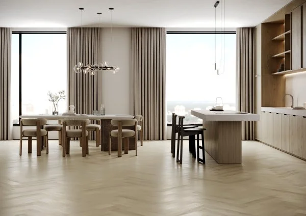 Паркетная доска Quartz Parquet Английская Ёлка Дуб Испанский 33-404 в Самаре