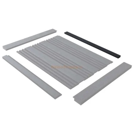 Финишный молдинг LF124B BK114K левый декорированный (31х12х2700мм) в Самаре