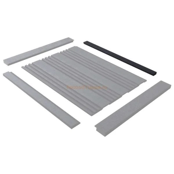 Финишный молдинг LF124B BK114K левый декорированный (31х12х2700мм) в Самаре