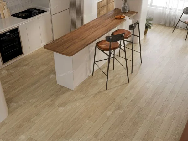 Каменно-полимерная плитка Alpine Floor Grand Sequoia Village Миндаль ECO 11-607 4мм, 43 класс в Самаре