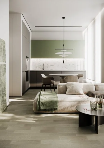 Паркетная доска Quartz Parquet Штучный паркет Дуб Лунный 44-1258-08 в Самаре