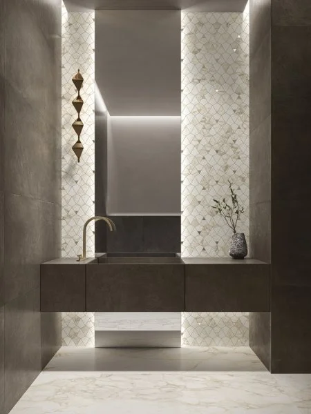 Керамогранит Italon Этернум Каррара Мозаика Вертекс 25.8х30 (Натуральная) в Самаре