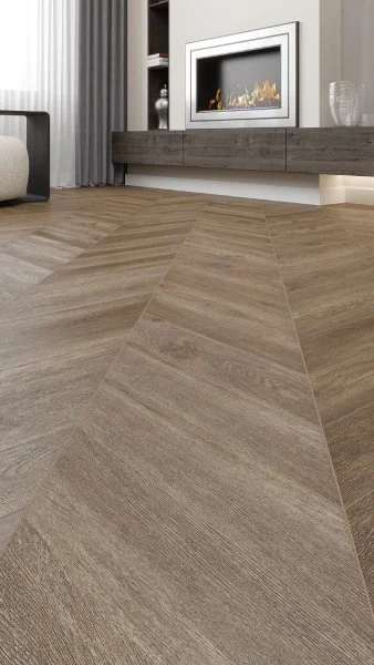 Кварц-виниловая плитка Alpine Floor Chevron Макадамия ECO 20-5 (2,5 мм. 43 класс) в Самаре