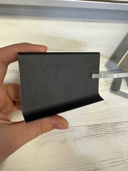 Алюминиевый плинтус Bonkeel ПЛ80 515л Черный (78,5х11,2х2500мм) в Самаре