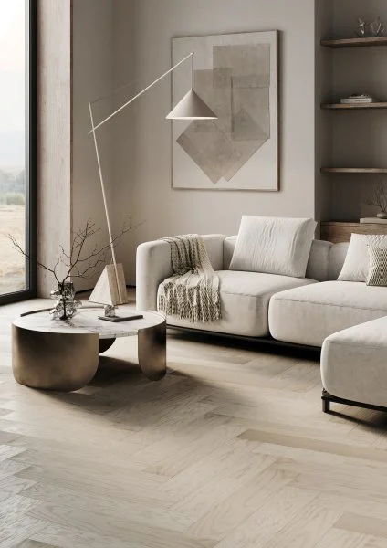 Паркетная доска Quartz Parquet Английская Ёлка Дуб Песочный 33-408 в Самаре