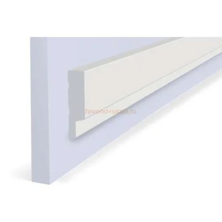 Финишный молдинг LF124A NP правый белый (42х12х2700мм) в Самаре