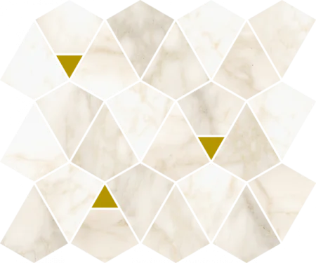 Керамогранит Italon Этернум Каррара Мозаика Вертекс 25.8х30 (Натуральная) в Самаре